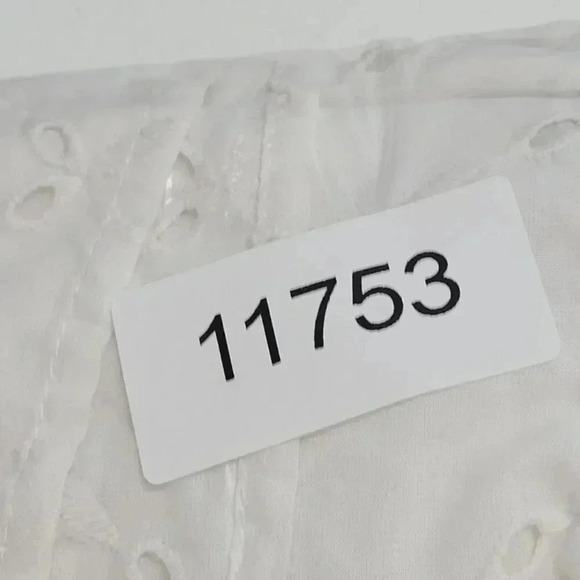 NWT. Banana Republic Women's Eyelet Tunic Dress M V-Neck Belted 26CT - Picture 10 of 10